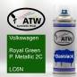 Preview: Volkswagen, Royal Green P. Metallic 2C, LC6N: 400ml Sprühdose, von ATW Autoteile West.